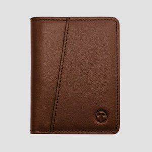 Teng&Co Slim Minimalist Tini Bifold Leather Wallet RFID-Blocking TYNI